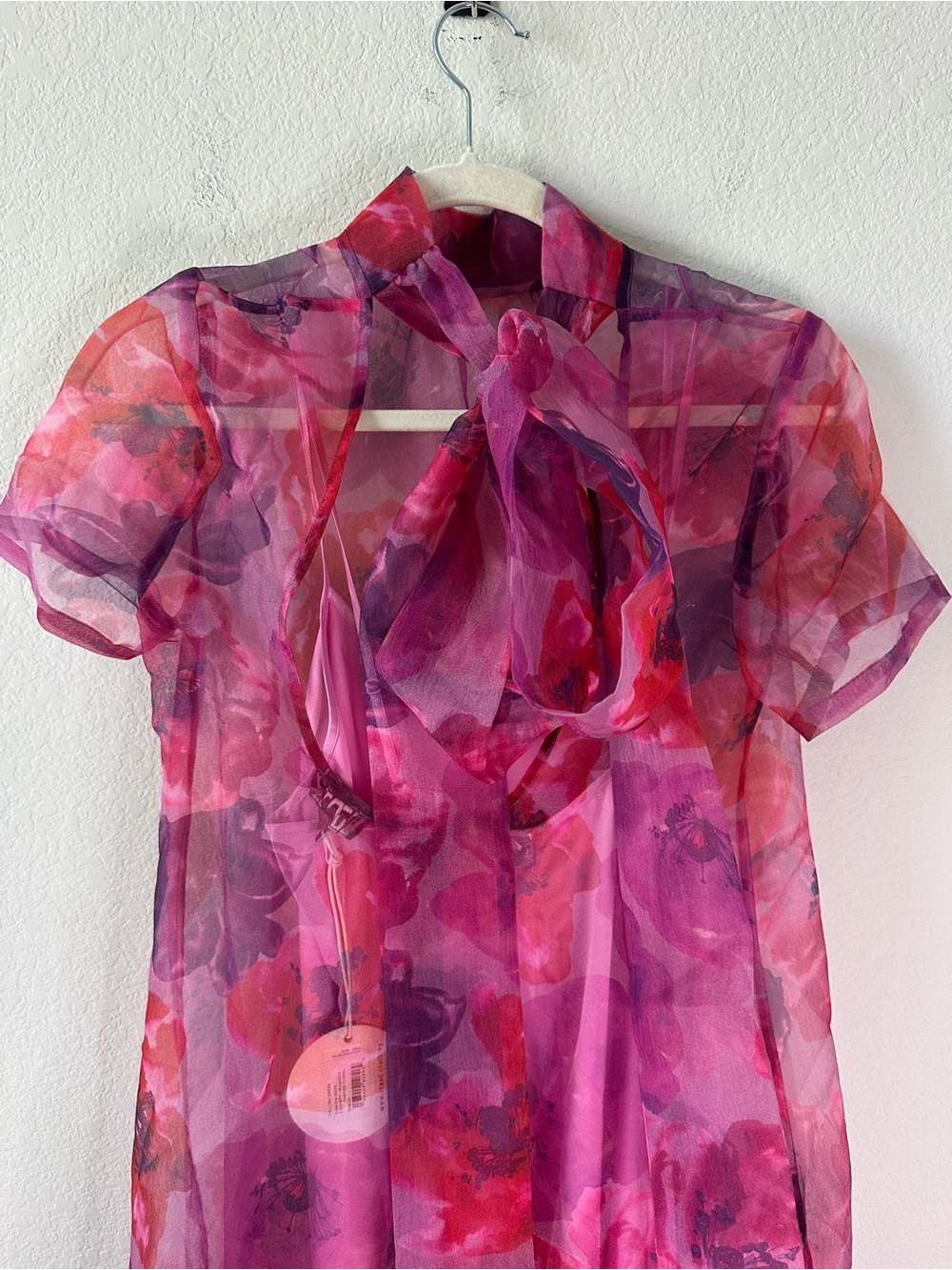 STAUD CALLUNA DRESS
MAGENTA
PAINTED FLORAL SZ XS NWT - Picture 7 of 8